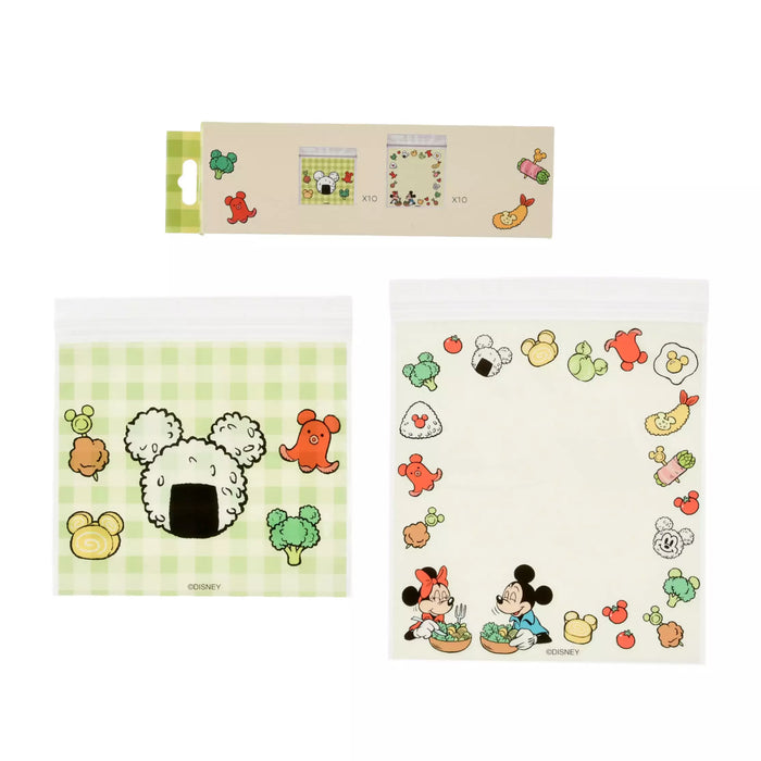 JDS - Mickey & Minnie Mouse Pattern Zipper Bag