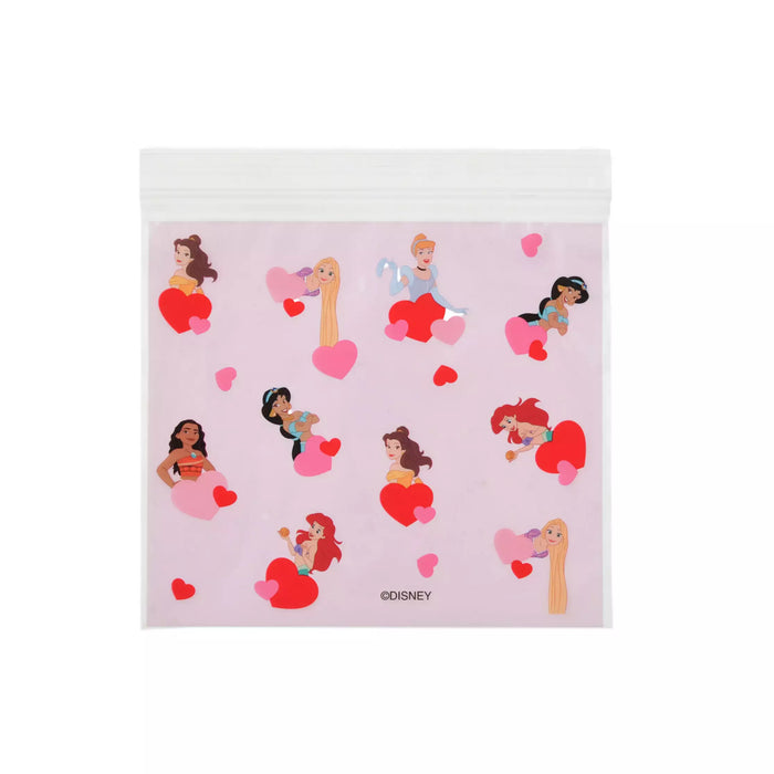 JDS - Disney Character Princess Heart Pattern Zipper Bag