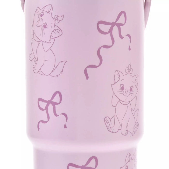 JDS - 2026 Drinkware & Bottle Collection x Marie The Aristocats Stainless Steel Tumbler, 725ml, Ribbon Print (Release Date: Jan 20, 2026)