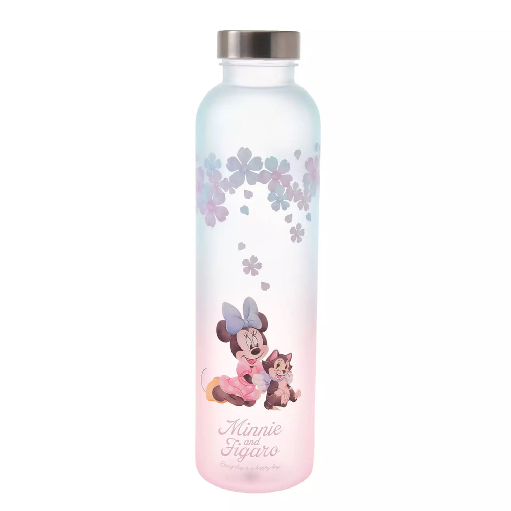 JDS - 2026 Drinkware & Bottle Collection x Minnie & Figaro Water Bottle, Frost Flower Watercolor (Release Date: Jan 20, 2026)
