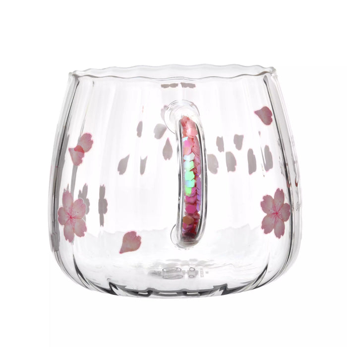 JDS - 2026 Drinkware & Bottle Collection x Marie The Aristocats Mug, Heat-Resistant Glass, Flower, Watercolor, Sakura (Release Date: Jan 20, 2026)