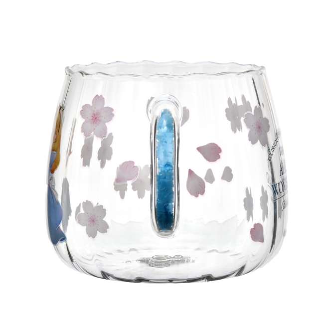 JDS - 2026 Drinkware & Bottle Collection x Alice & Dinah Mug, Heat-Resistant Glass, Sakura, Watercolor (Release Date: Jan 20, 2026)