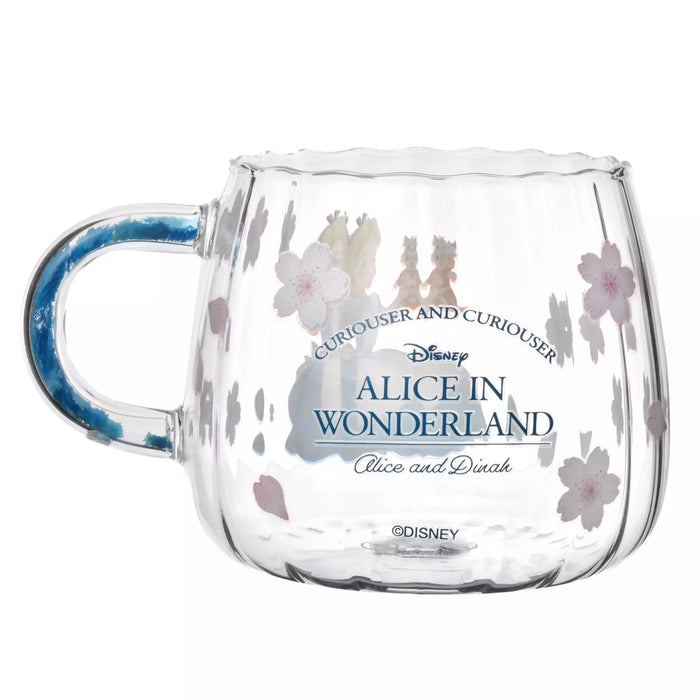 JDS - 2026 Drinkware & Bottle Collection x Alice & Dinah Mug, Heat-Resistant Glass, Sakura, Watercolor (Release Date: Jan 20, 2026)