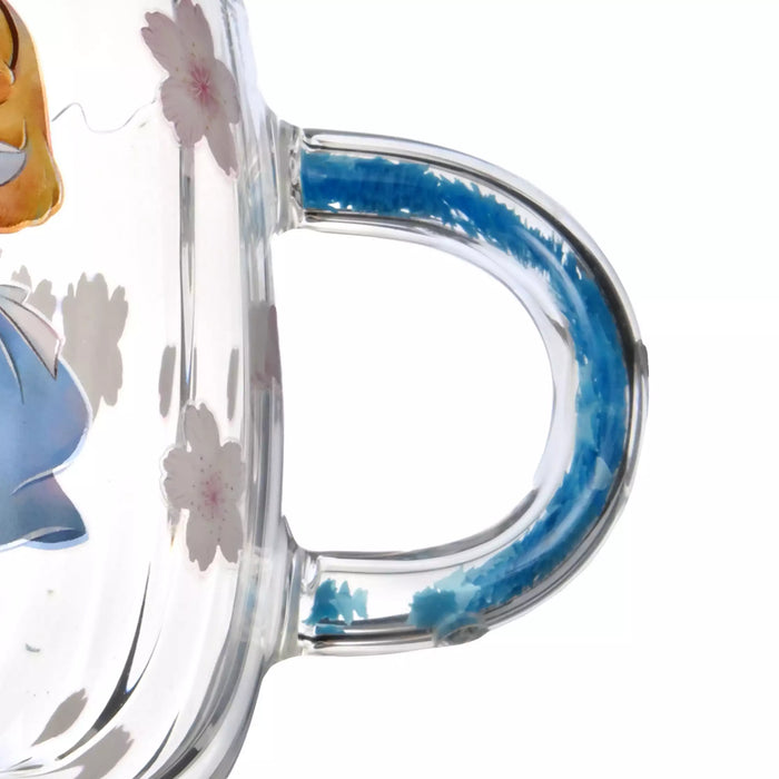 JDS - 2026 Drinkware & Bottle Collection x Alice & Dinah Mug, Heat-Resistant Glass, Sakura, Watercolor (Release Date: Jan 20, 2026)