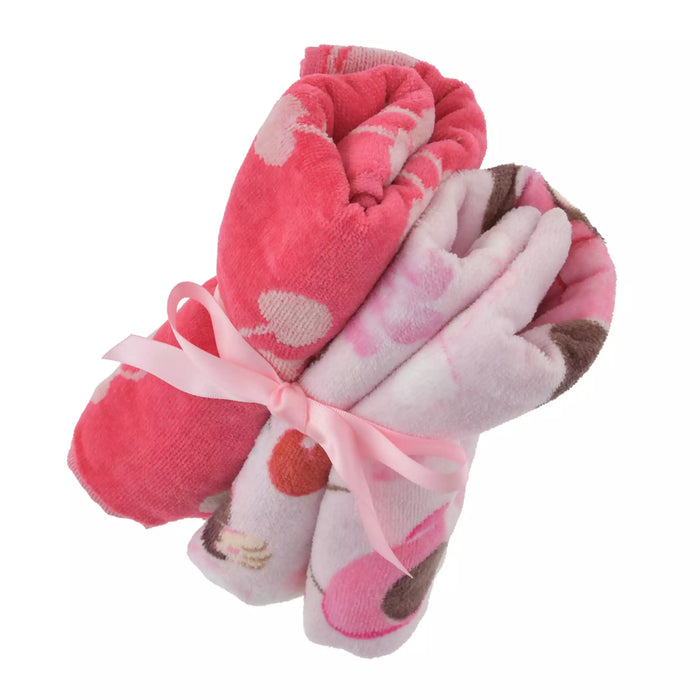 JDS - 2026 Sakura Collection x Minnie & Figaro Face Towel Set of 2 Sakura, Watercolor (Release Date: Jan 13, 2026)