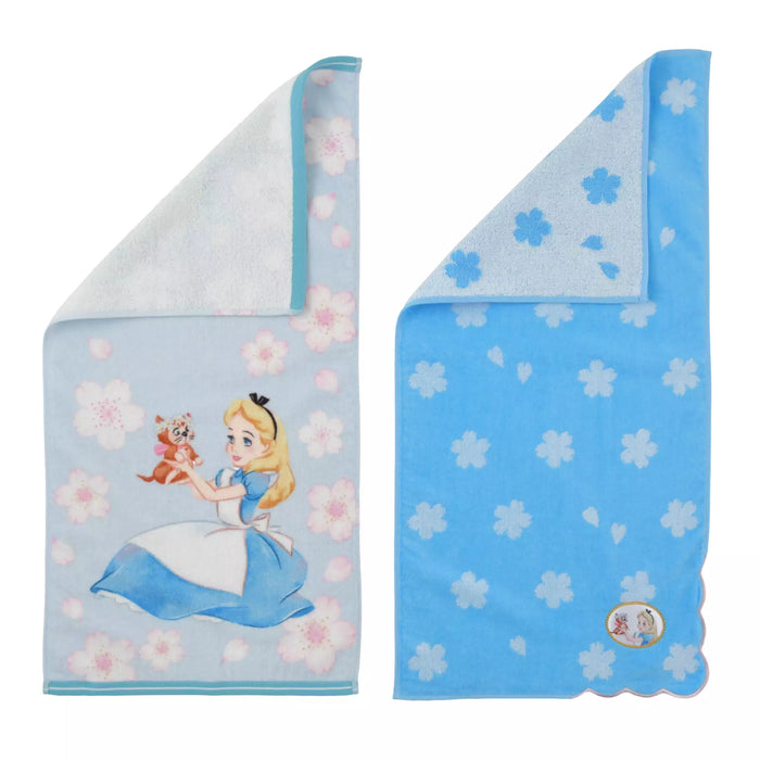 JDS - 2026 Sakura Collection x Alice & Dinah Face Towel Set of 2 Sakura, Watercolor (Release Date: Jan 13, 2026)