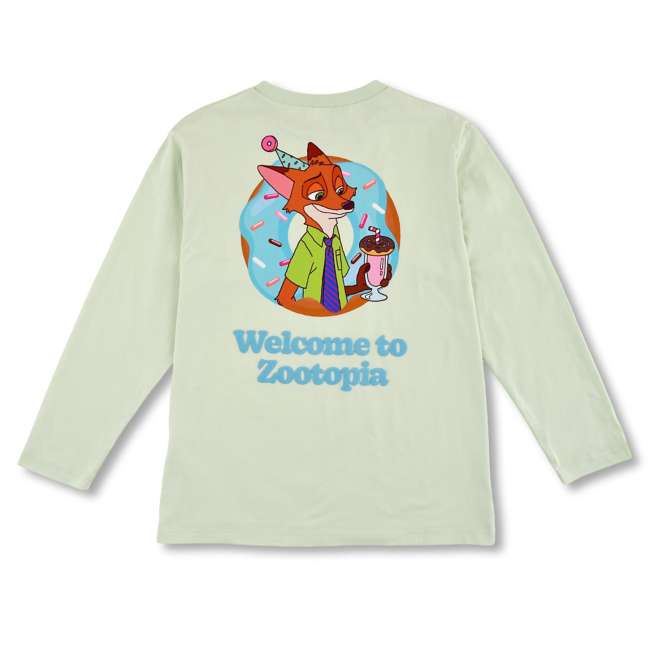 JDS - 10TH Anniversary Collection from the Disney movie Zootopia Collection x Nick Wilde Long Sleeve T-Shirt for Adults (Release Date: Feb 9, 2026)