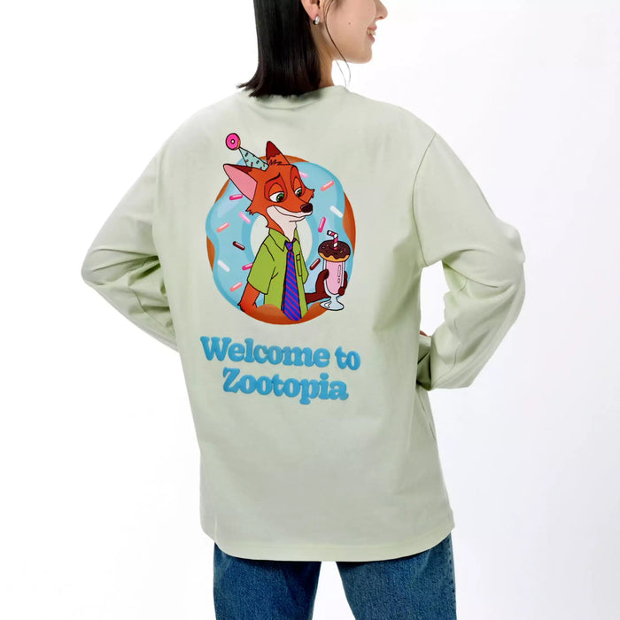 JDS - 10TH Anniversary Collection from the Disney movie Zootopia Collection x Nick Wilde Long Sleeve T-Shirt for Adults (Release Date: Feb 9, 2026)