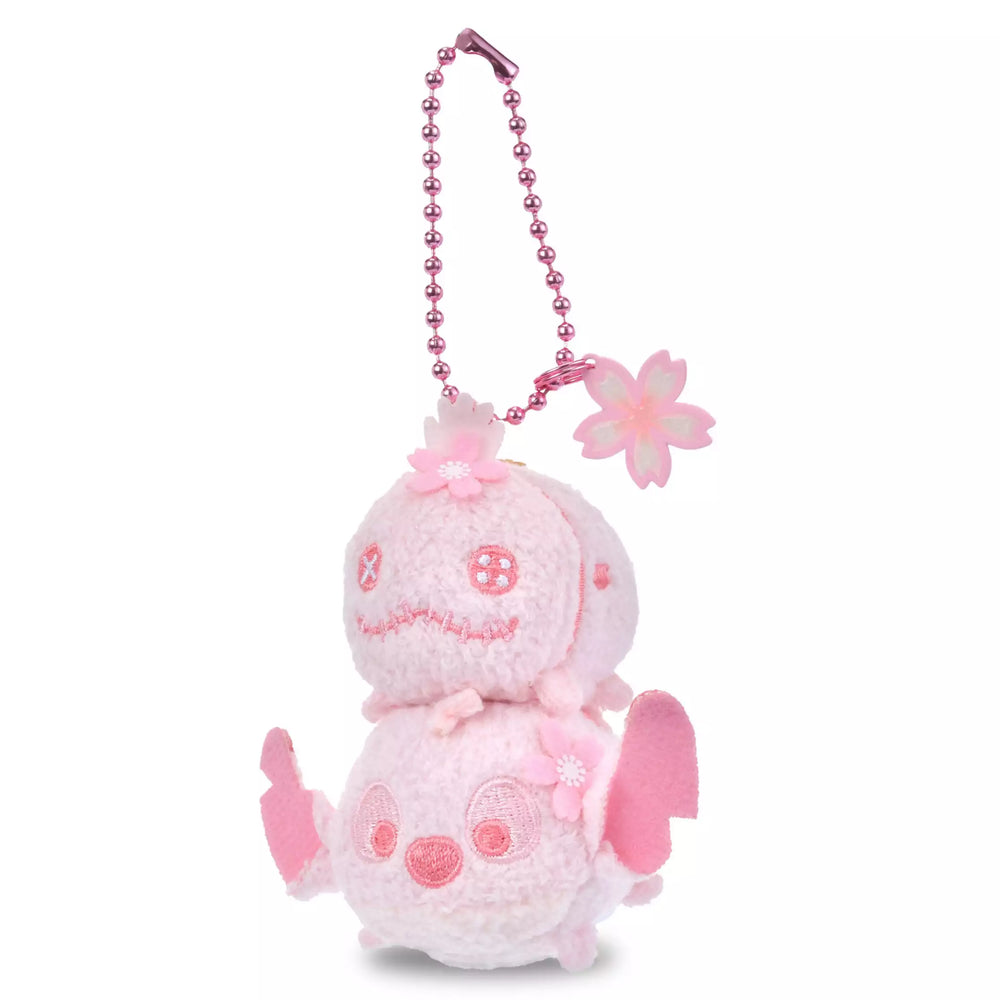 JDS - 2026 Sakura Collection x Stitch & Scrump "Japanese Style" Tsum Tsum Plush Keychain  (Release Date: Jan 13, 2026)