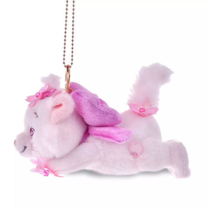 JDS - 2026 Sakura Collection x Marie The Aristocats with Sakura Highlights Plush Keychain (Release Date: Jan 13, 2026)