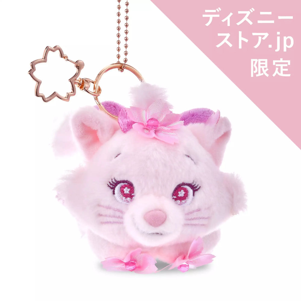 JDS - 2026 Sakura Collection x Marie The Aristocats with Sakura Highlights Plush Keychain (Release Date: Jan 13, 2026)