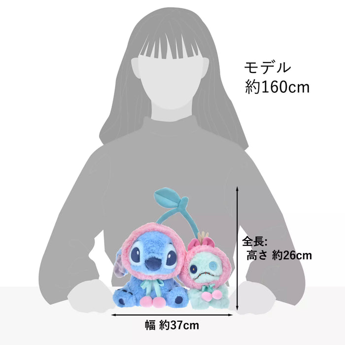 JDS - 2026 GLOSSY Fruits Collection x Stitch & Scrump Plush Toy (Release Date: Jan 26, 2026)