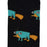 JDS - Perry Socks, Black, Sizes 23-25