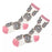 JDS - Marie The Aristocats Socks, See-Through Face, Sizes 23-25