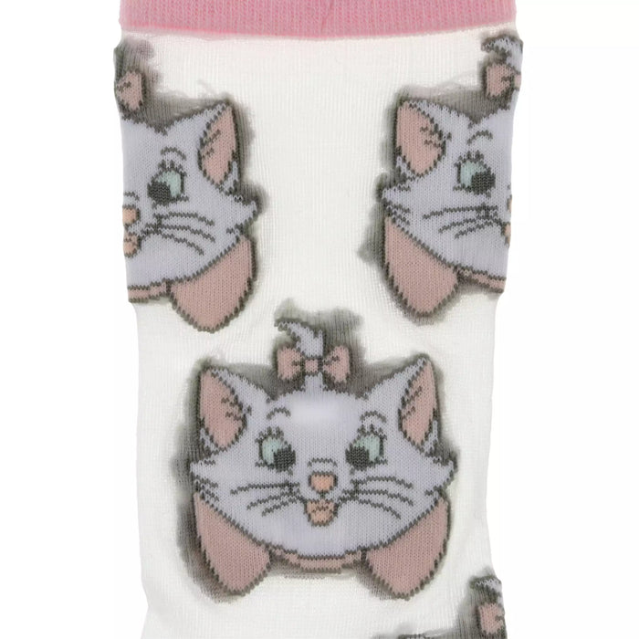 JDS - Marie The Aristocats Socks, See-Through Face, Sizes 23-25
