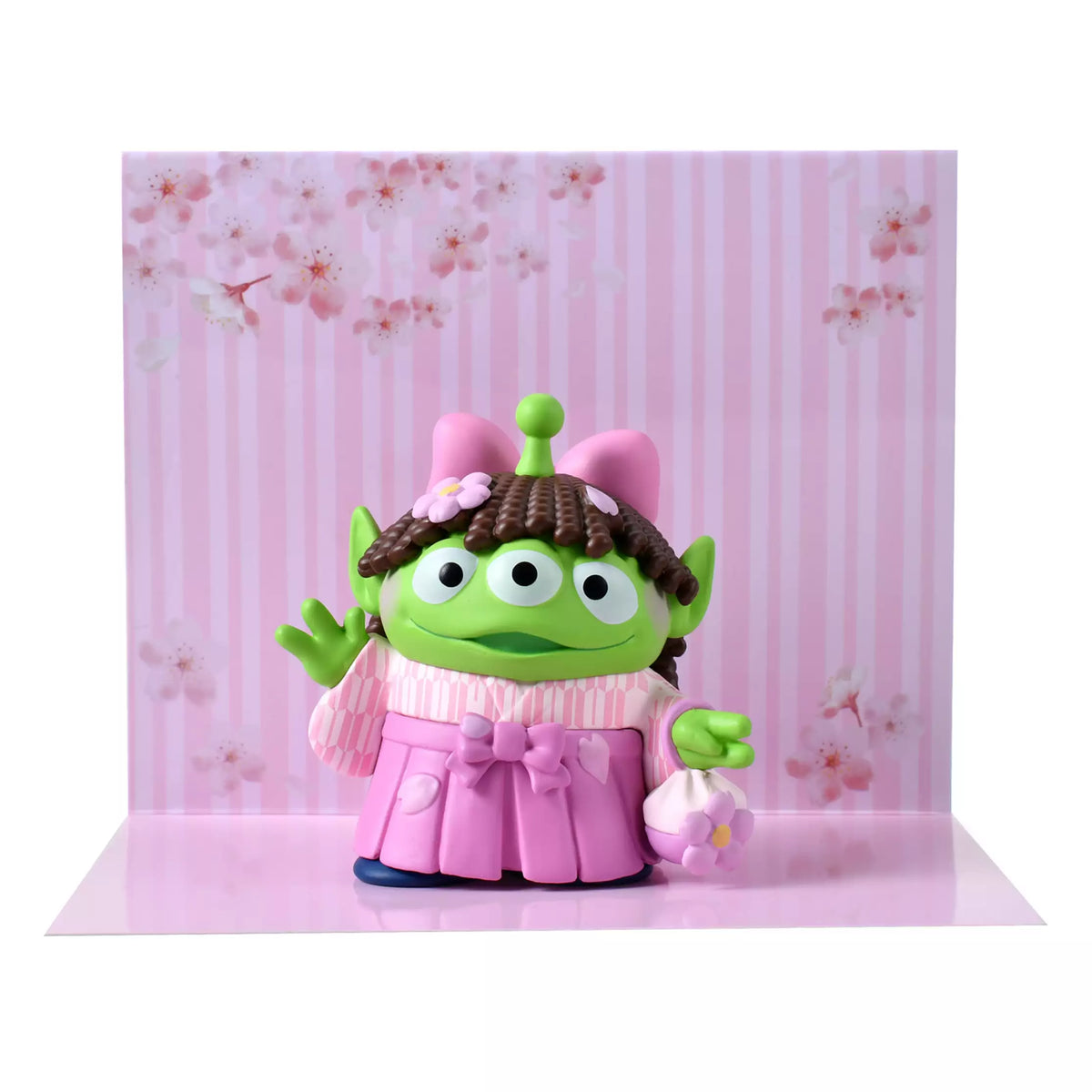 ソフビ　SHYBOYS sakura green ver JDS - Little Green Men/Alien Hakama Pink Sakura Figure (Release