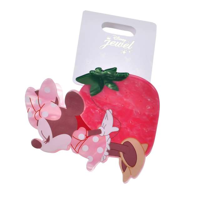 JDS - 2026 GLOSSY Fruits Collection x Minnie Mouse Die Cut Hair Clip (Release Date: Jan 26, 2026)