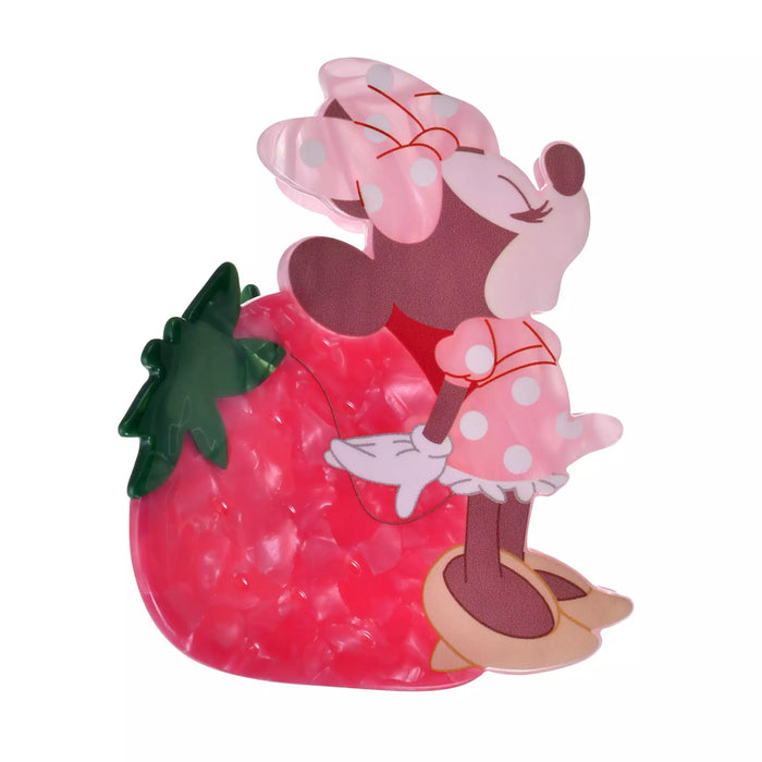 JDS - 2026 GLOSSY Fruits Collection x Minnie Mouse Die Cut Hair Clip (Release Date: Jan 26, 2026)