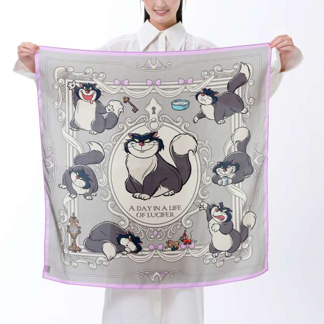 JDS - 2026 Disney Cat Day Collection x Lucifer, Jack & Gus Scarves (Release Date: Feb 2, 2026)