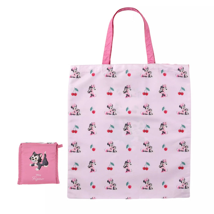 JDS - Minnie & Figaro "Cherry, Watercolor" Foldable Shopping Bag/Eco Bag (Release Date: Dec 23, 2025)