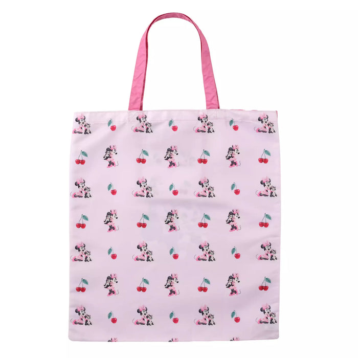 JDS - Minnie & Figaro "Cherry, Watercolor" Foldable Shopping Bag/Eco Bag (Release Date: Dec 23, 2025)