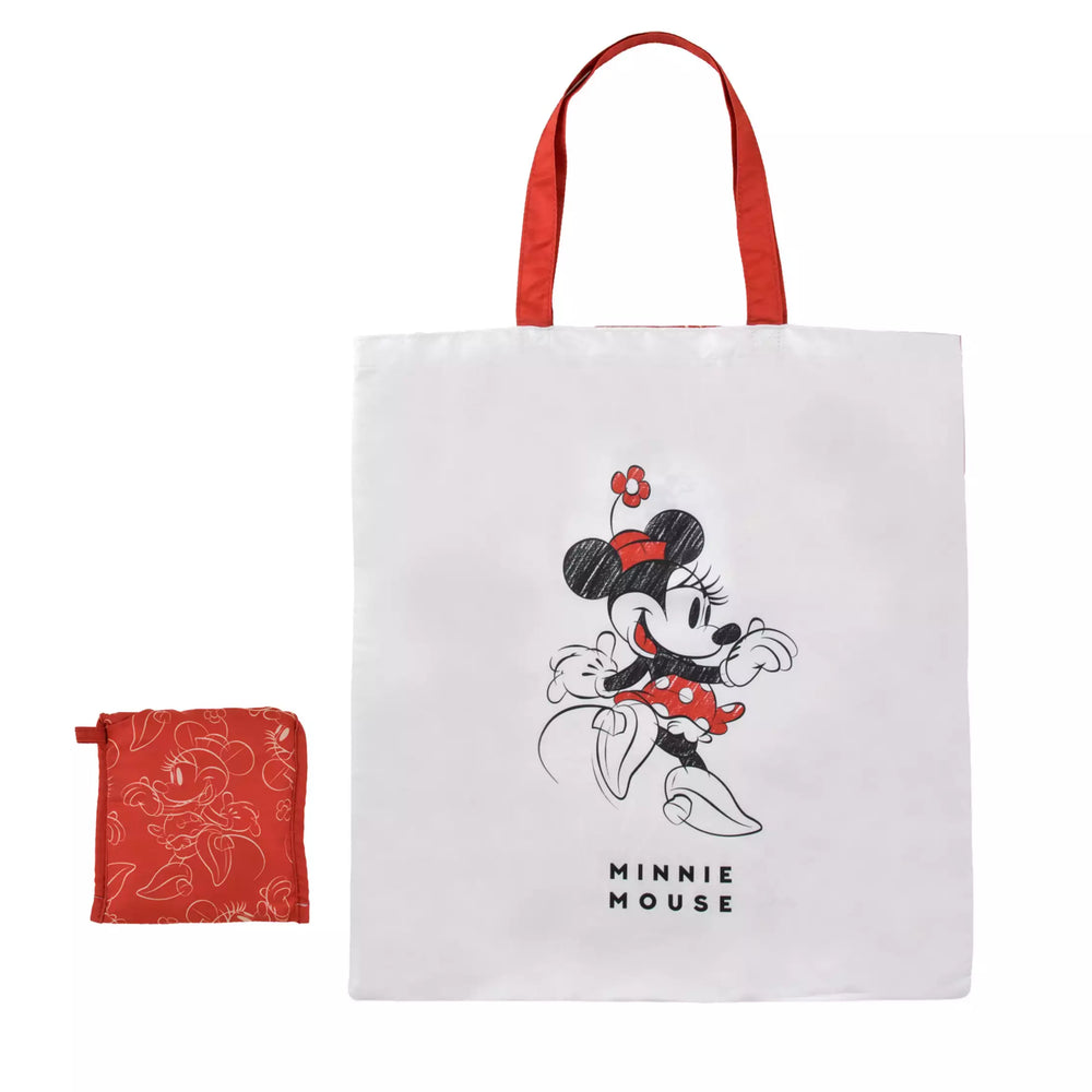 JDS - Minnie Mouse "Classic Sketch" Foldable Shopping Bag/Eco Bag (Release Date: Dec 23, 2025)