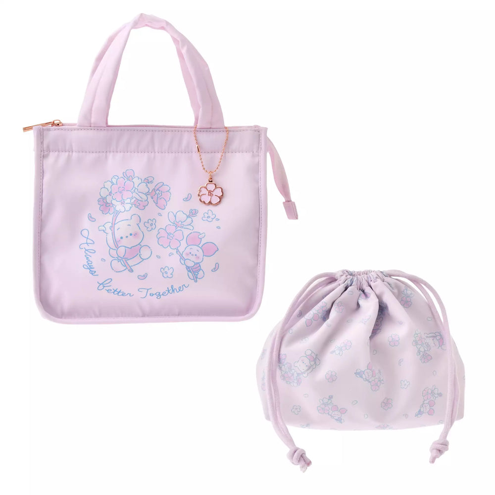 JDS - 2026 Sakura Collection x Winnie the Pooh & Piglet Cooler Bag and Pouch Set with Charm (Release Date: Jan 13, 2026)