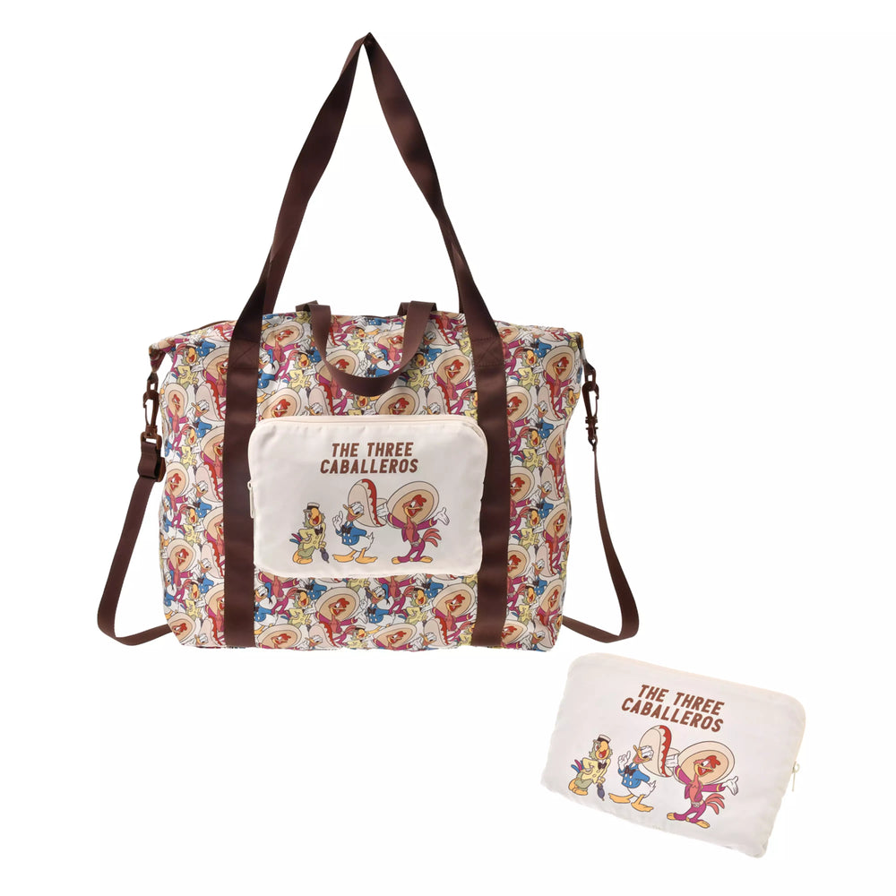 JDS - TRAVEL WITH AMIGOS Collection x Donald, Jose Carioca, and Panchito Foldable 2-Way Pocketable Tote Bag (Release Date: Jan 29, 2026)