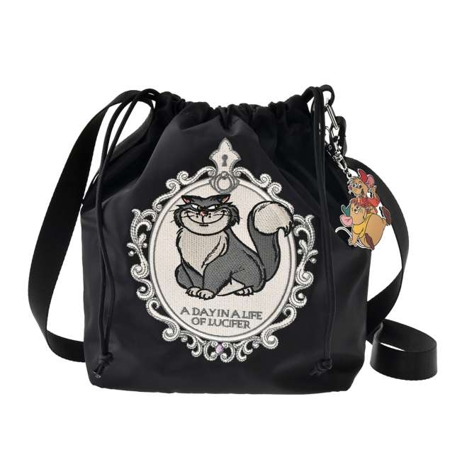 JDS - 2026 Disney Cat Day Collection x Lucifer, Jack & Gus Shoulder Bag with Charm (Release Date: Feb 2, 2026)