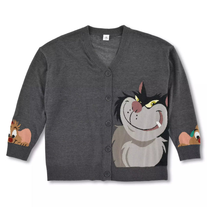 JDS - 2026 Disney Cat Day Collection x Lucifer, Jack & Gus Long Sleeve Cardigan Knit for Adults (Release Date: Feb 2, 2026)