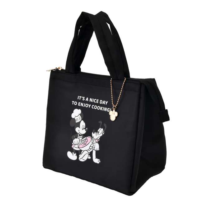 JDS - Mickey Mouse & Pluto Cooler Tote Bag with Charm and Logo