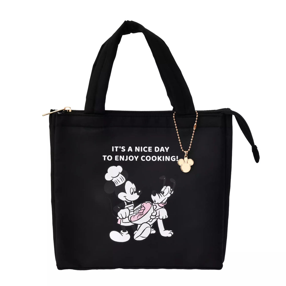 JDS - Mickey Mouse & Pluto Cooler Tote Bag with Charm and Logo