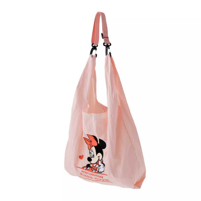JDS - Minnie Mouse Tote Bag, Foldable 2-Way Embroidery Bag (Release Date: Jan 13, 2026)