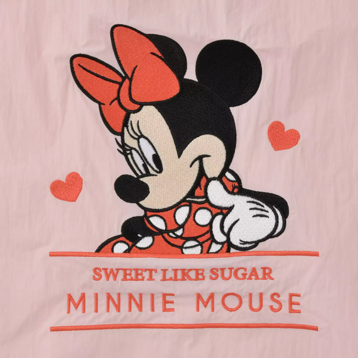 JDS - Minnie Mouse Tote Bag, Foldable 2-Way Embroidery Bag (Release Date: Jan 13, 2026)