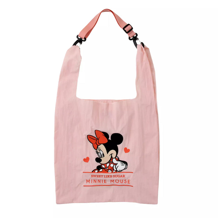 JDS - Minnie Mouse Tote Bag, Foldable 2-Way Embroidery Bag (Release Date: Jan 13, 2026)