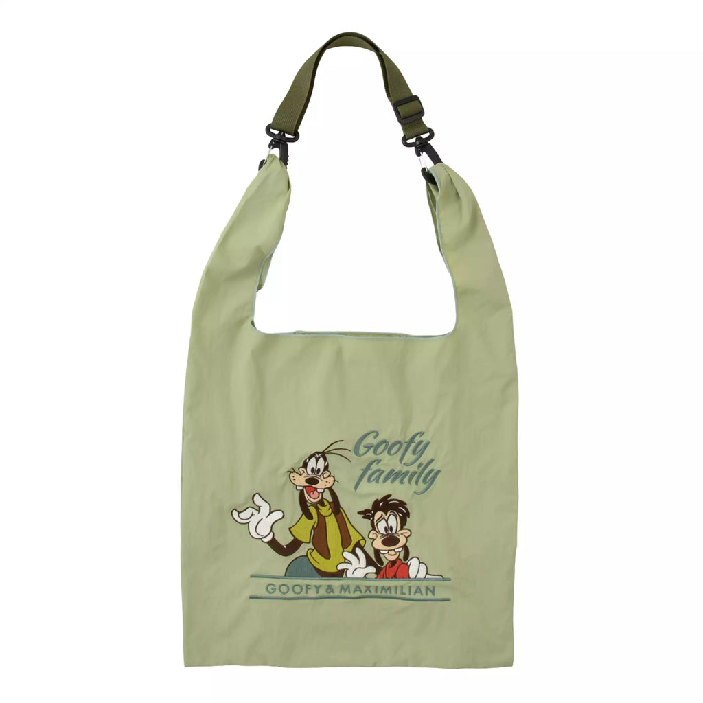 JDS - Goofy & Max Goof Tote Bag, Foldable 2-Way Embroidery Bag JDS - Goofy & Max Goof Tote Bag, Foldable 2-Way Embroidery Bag