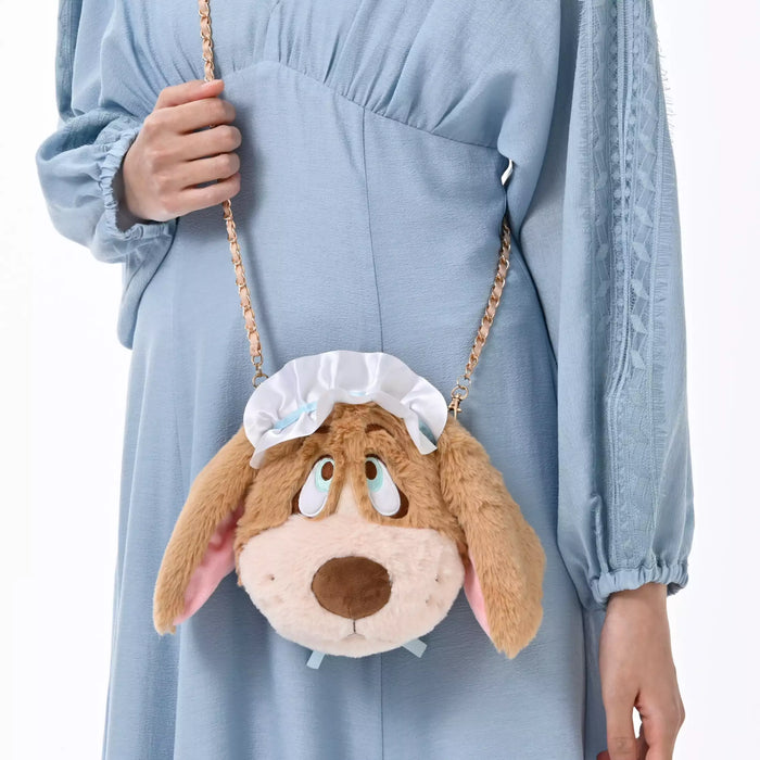 JDS - Peter Pan Nana Big Face 2WAY Plush Pochette Bag — USShoppingSOS JDS - Peter Pan Nana Big Face 2WAY Plush Pochette Bag — USShoppingSOS