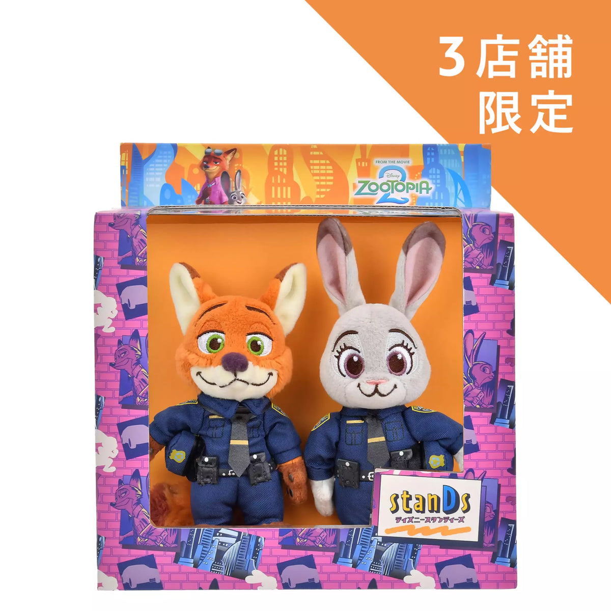 新品★ニック ジュディ フィニック Disney stanDs ズートピア2 JDS - Disney stanDs Collection x Zootopia 2 Judy Hopps & Nick