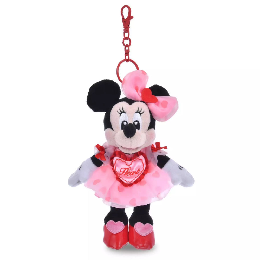JDS - 2026 Valentine's Day Collection x Minnie Mouse"Full of Love" Plush Keychain (Release Date: Jan 6, 2026)
