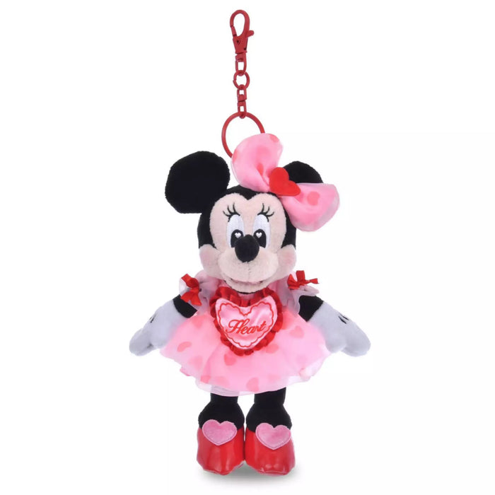 JDS - 2026 Valentine's Day Collection x Minnie Mouse"Full of Love" Plush Keychain (Release Date: Jan 6, 2026)