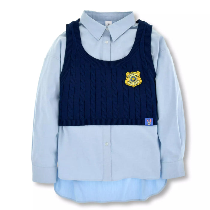 JDS - Zootopia Fashion Collection x Judy Hopps Long Sleeve Shirt and Vest Knit Set Blue for Adults (Release Date: Feb 9, 2026)
