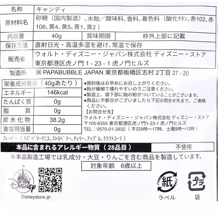 JDS - [MARY QUANT] Minnie Collection x [papabubble] Minnie Mouse Candy (Release Date: Oct 7, 2025)