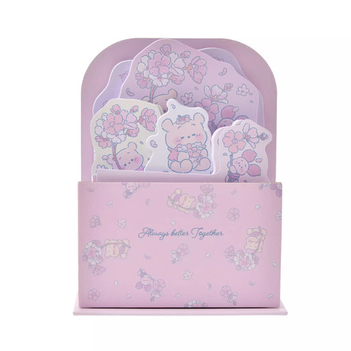 JDS - 2026 Sakura Collection x Winnie the Pooh & Piglet Memo Set with Stand (Release Date: Jan 13, 2026)