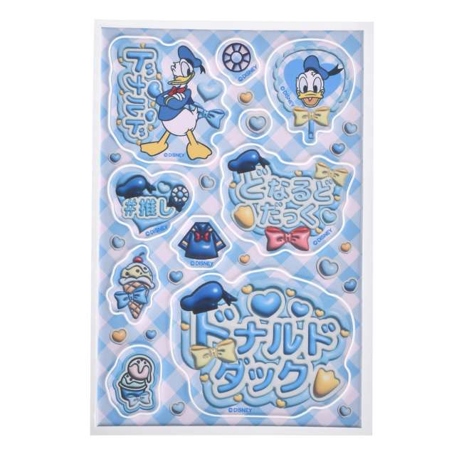 JDS - Sticker Collection x Donald Duck "Favorite Characters, Puffy " Stickers
