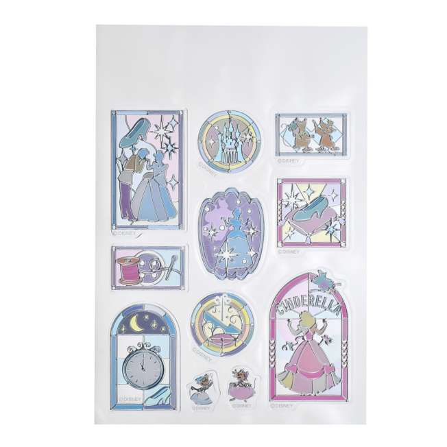 JDS - Cinderella Stained Glass Sticker