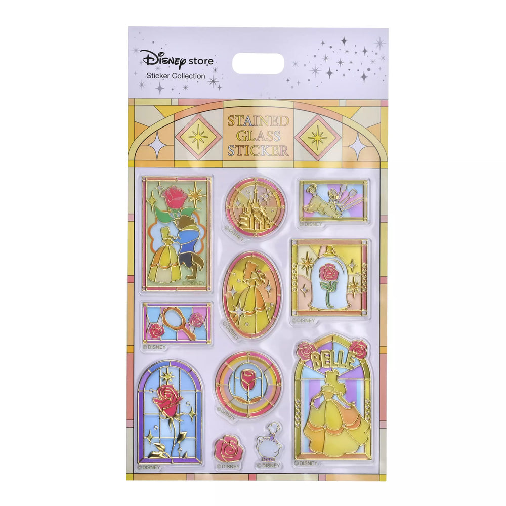 JDS - Beauty and the Beast Stained Glass Sticker