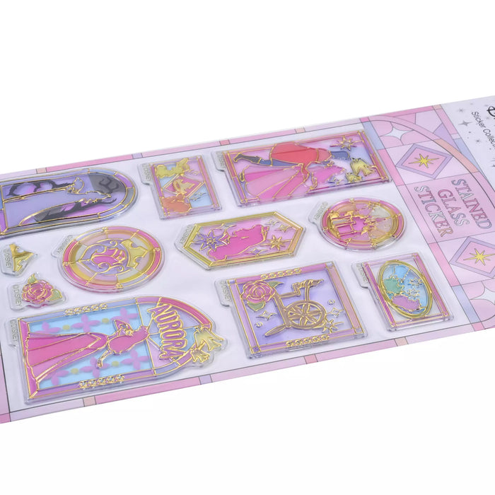 JDS - Sleeping Beauty Stained Glass Sticker