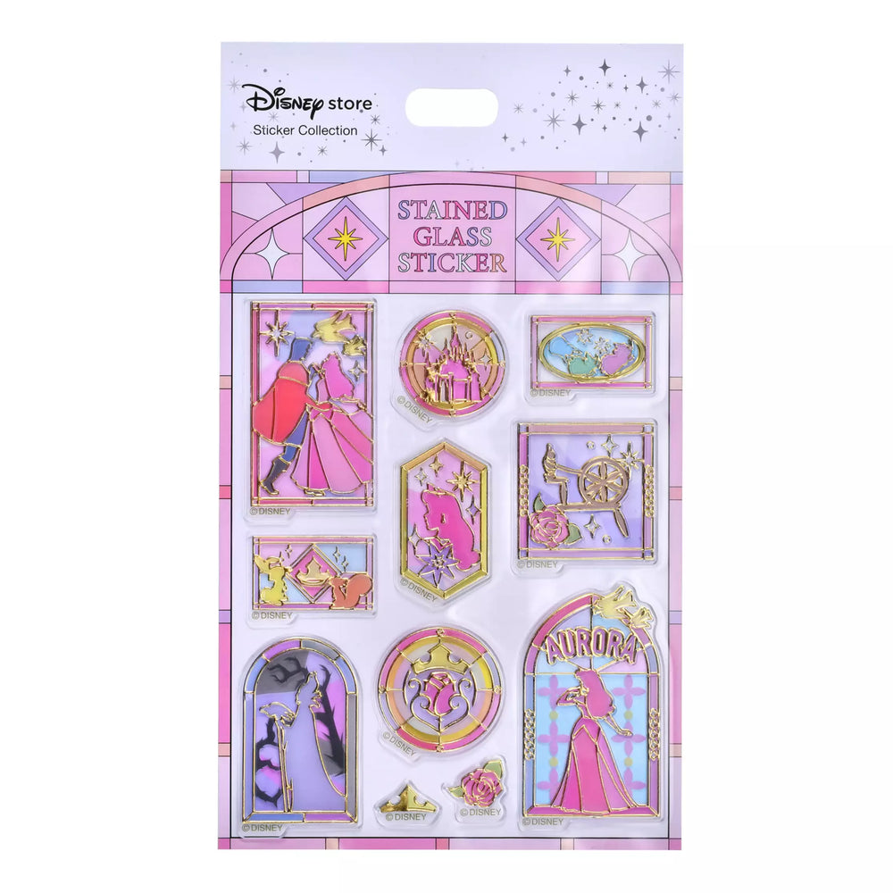 JDS - Sleeping Beauty Stained Glass Sticker