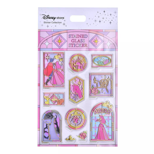 JDS - Sleeping Beauty Stained Glass Sticker