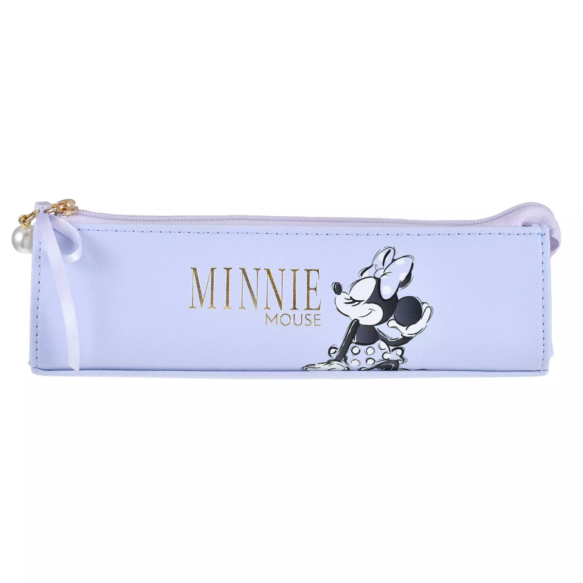 JDS -Minnie Mouse Pencil Case with Ribbon and Pearls — USShoppingSOS